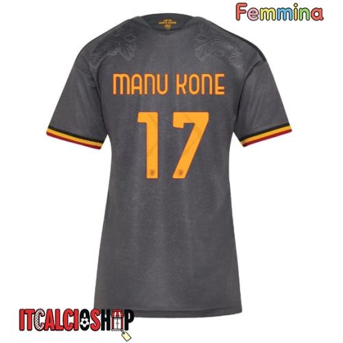 AS Roma Manu Kone #17 Terza Maglia Femmina 2026-27 Manica Corta